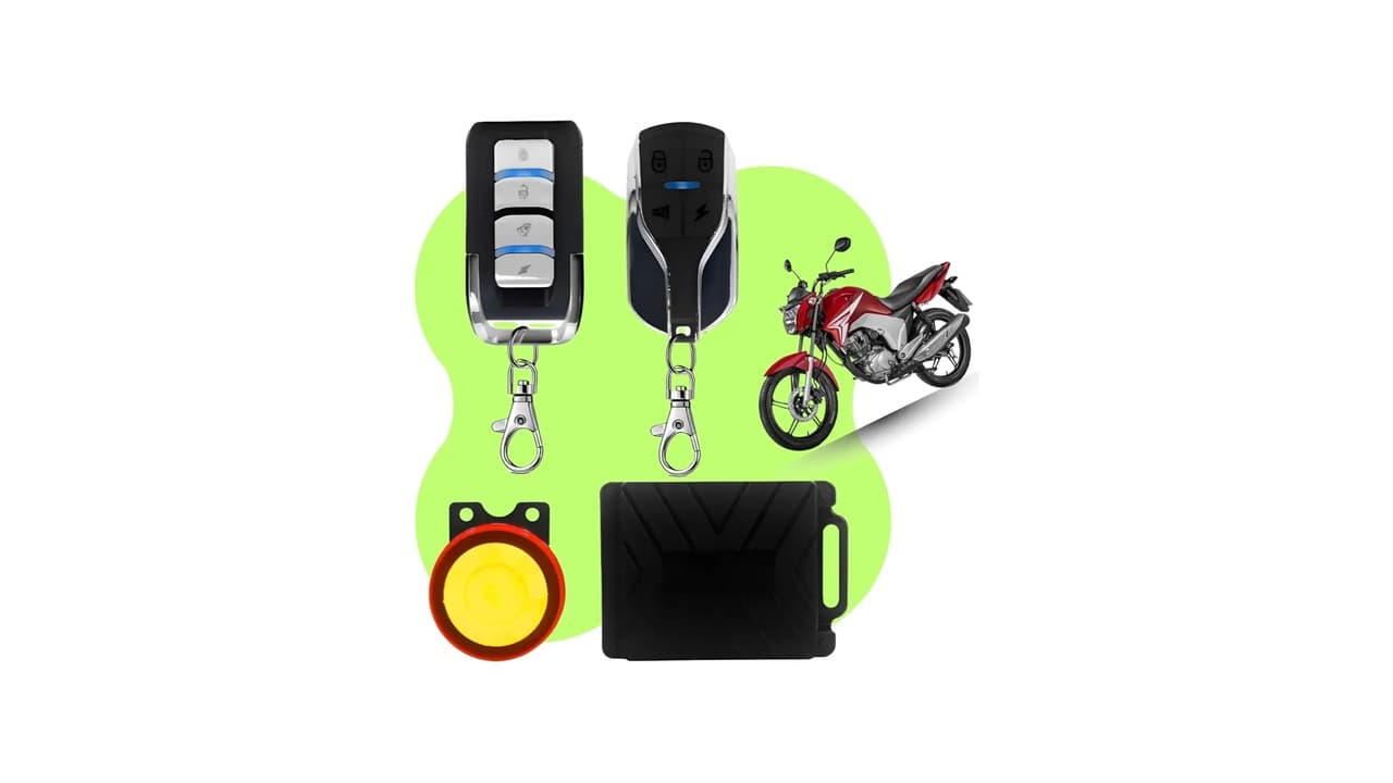 Qual o Melhor Alarme para Moto? Confira 10 Opções com Partida Remota e 125dB