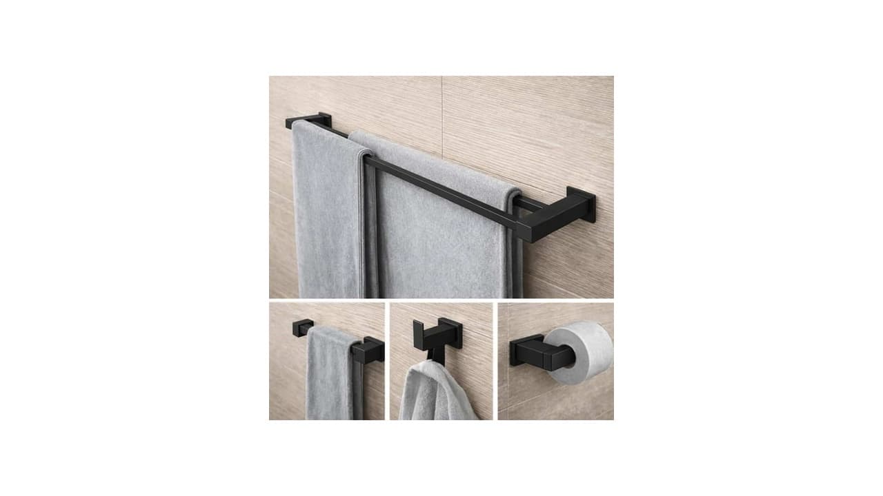 Qual o Melhor Kit de Acessórios para Banheiro em Inox Preto? Top 10 Modelos