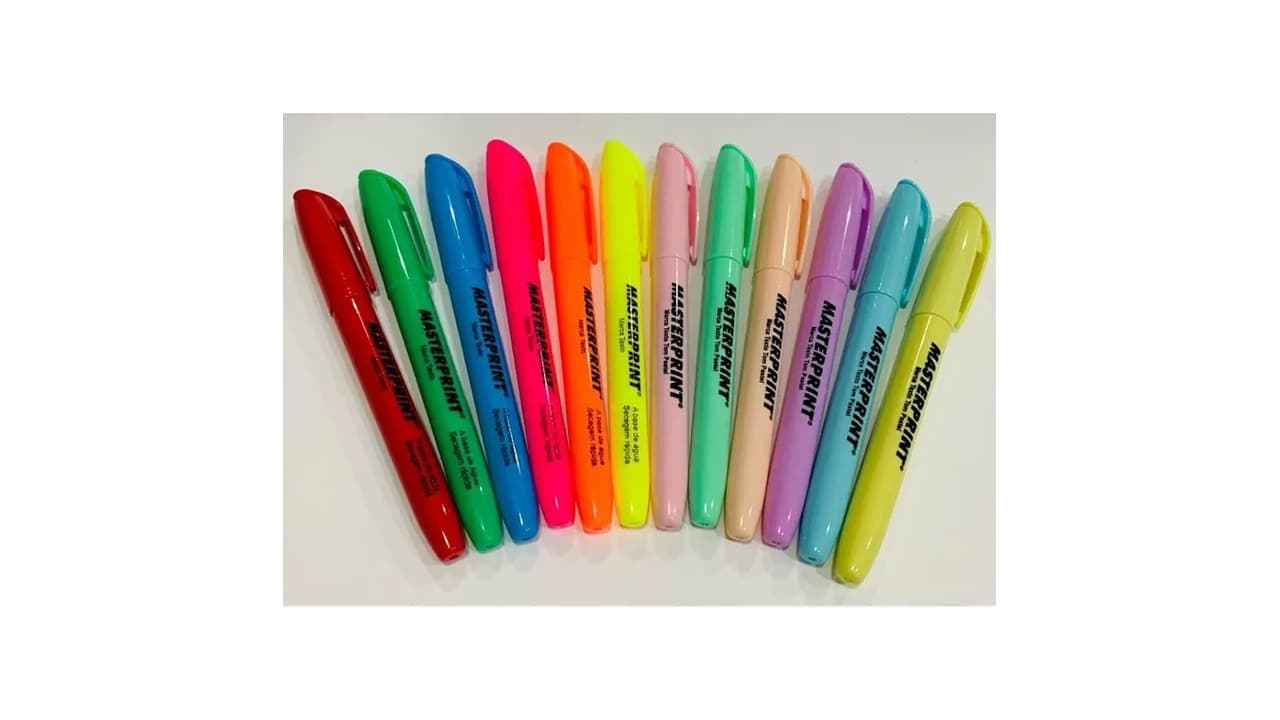 As 10 Melhores Canetas Marca Texto Pastel para Planners e Estudos