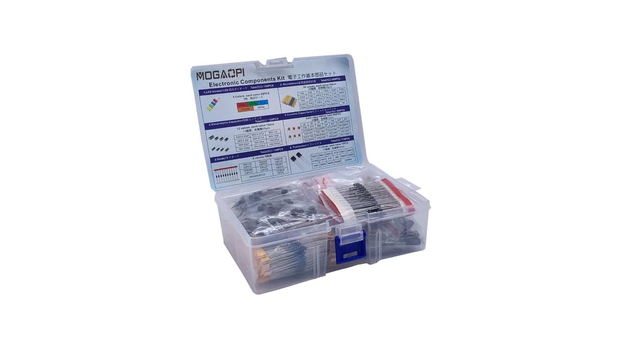 Qual Melhor Kit de Resistores e Capacitores: 7 Opções Essenciais para Projetos Eletrônicos