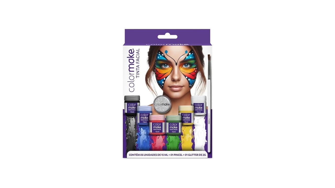 As 8 Melhores Tintas para Rosto: Glitter, Líquida ou Cremosa?