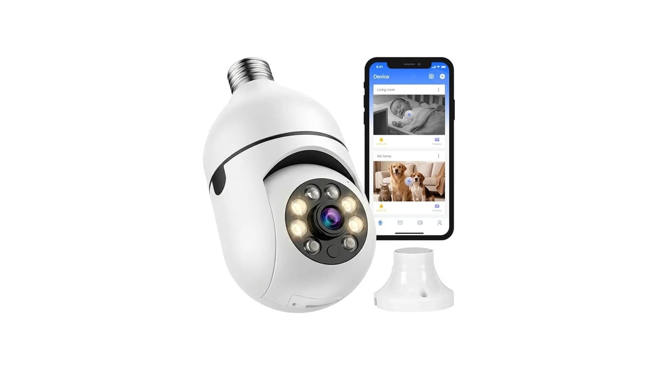 Qual Melhor Lâmpada Câmera de Segurança 360: 10 Modelos com Visão Noturna Colorida?