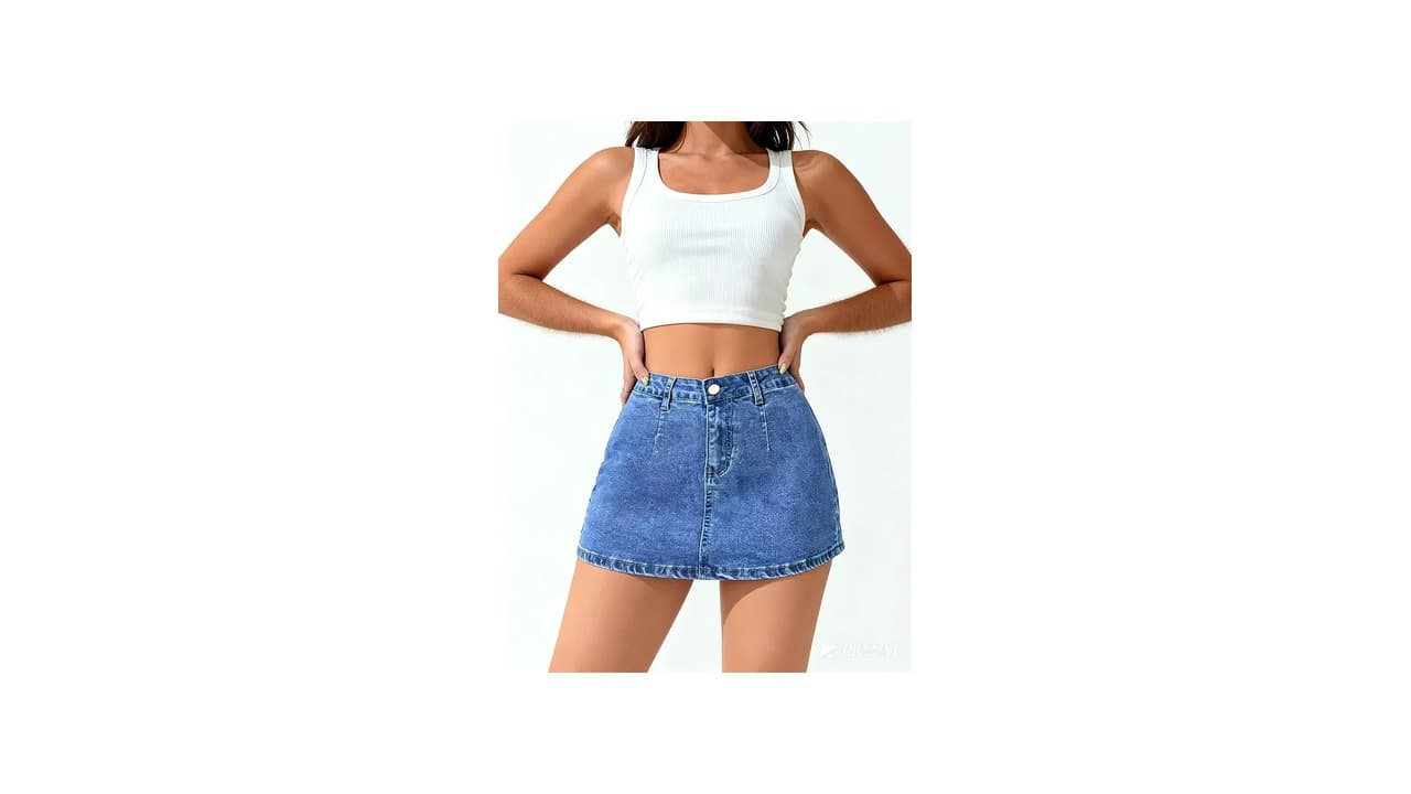 Qual Melhor Saia Jeans Curta Cintura Alta para Todo Tipo de Corpo?