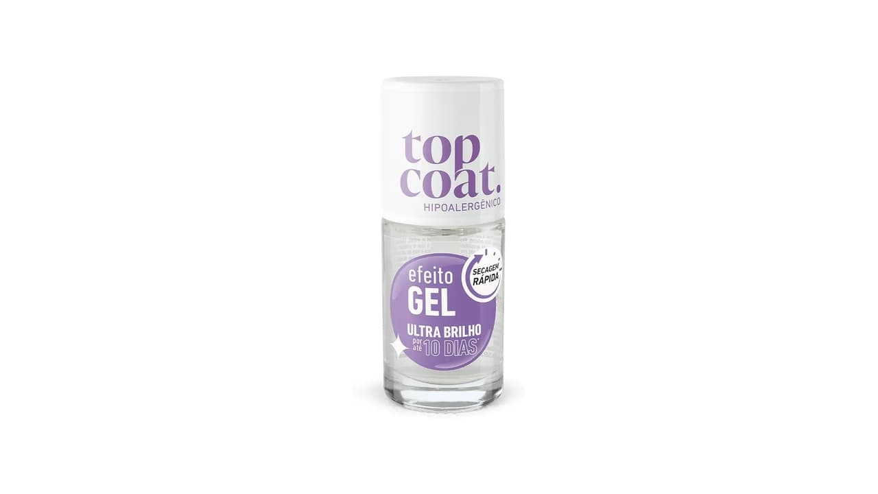 Qual Melhor Top Coat Efeito Gel? 10 Opções para Unhas Duradouras e Brilho Intenso