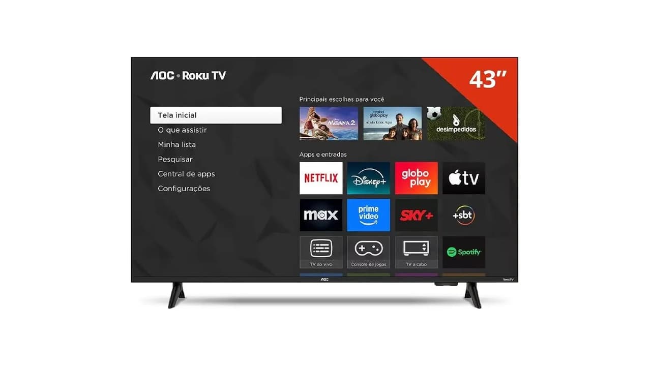 Qual Melhor TV 43 Polegadas para PS5? 7 Modelos com Baixo Input Lag e HDR