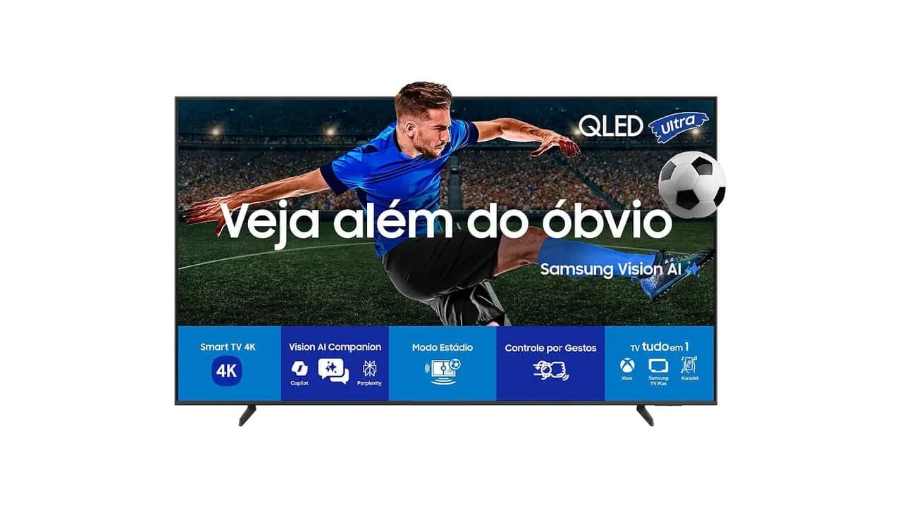 Qual a Melhor TV Samsung Qled de 2026? 5 Modelos com IA e 4K