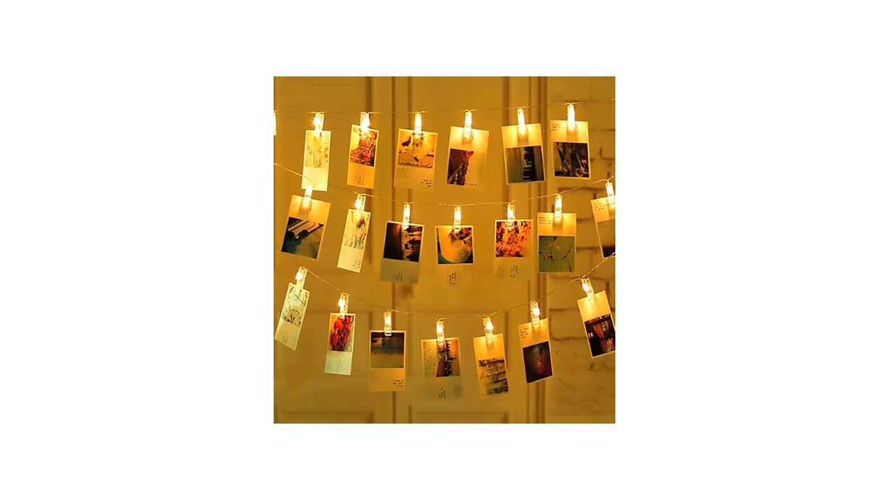 Qual o Melhor Varal de Fotos com Pregadores de Led? 7 Opções com Iluminação Perfeita