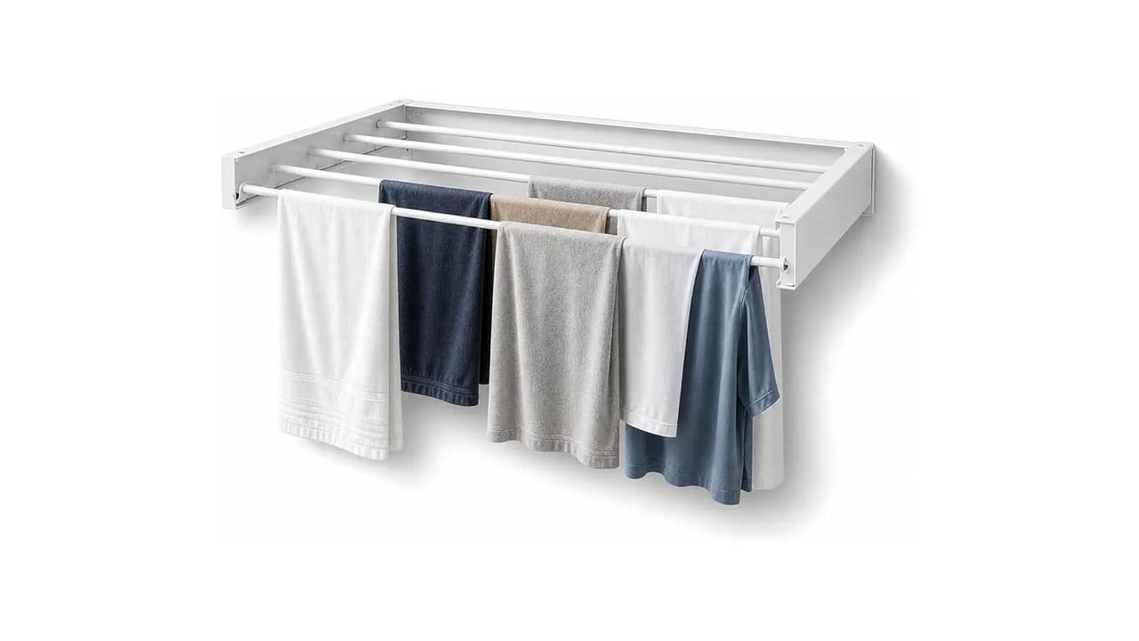 Qual Melhor Varal de Parede para Apartamento? 7 Modelos Compactos e Discretos