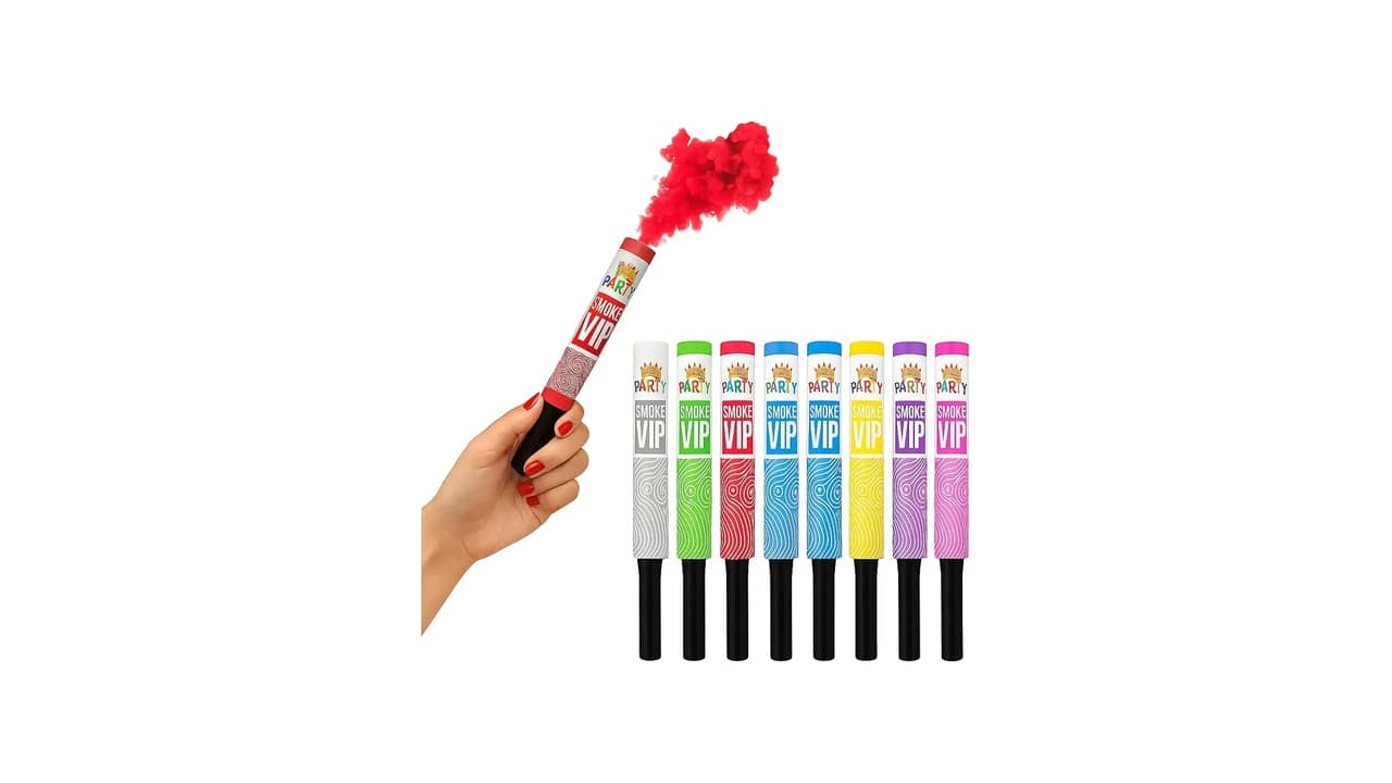 Qual Melhor Bastão de Fumaça Colorida: 7 Opções Testadas para Fotos e Festas