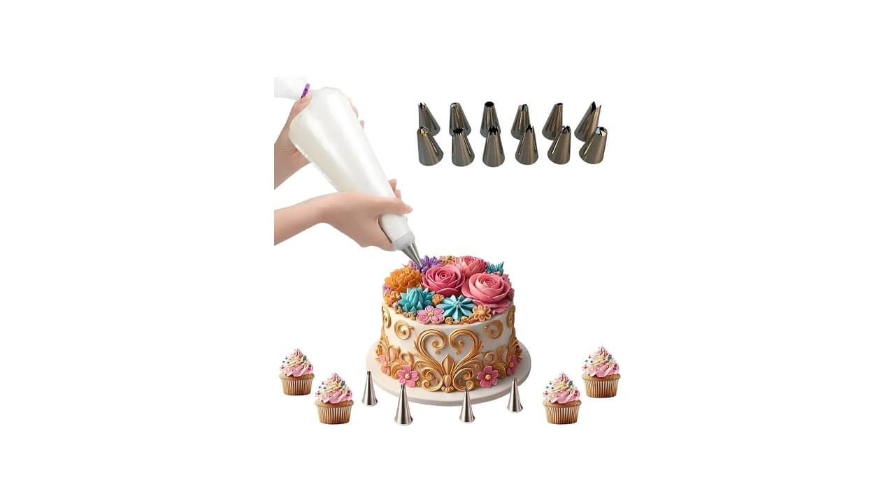 Qual o Melhor Bico de Confeitar? Confira 10 Opções Top para Decorar Bolos!