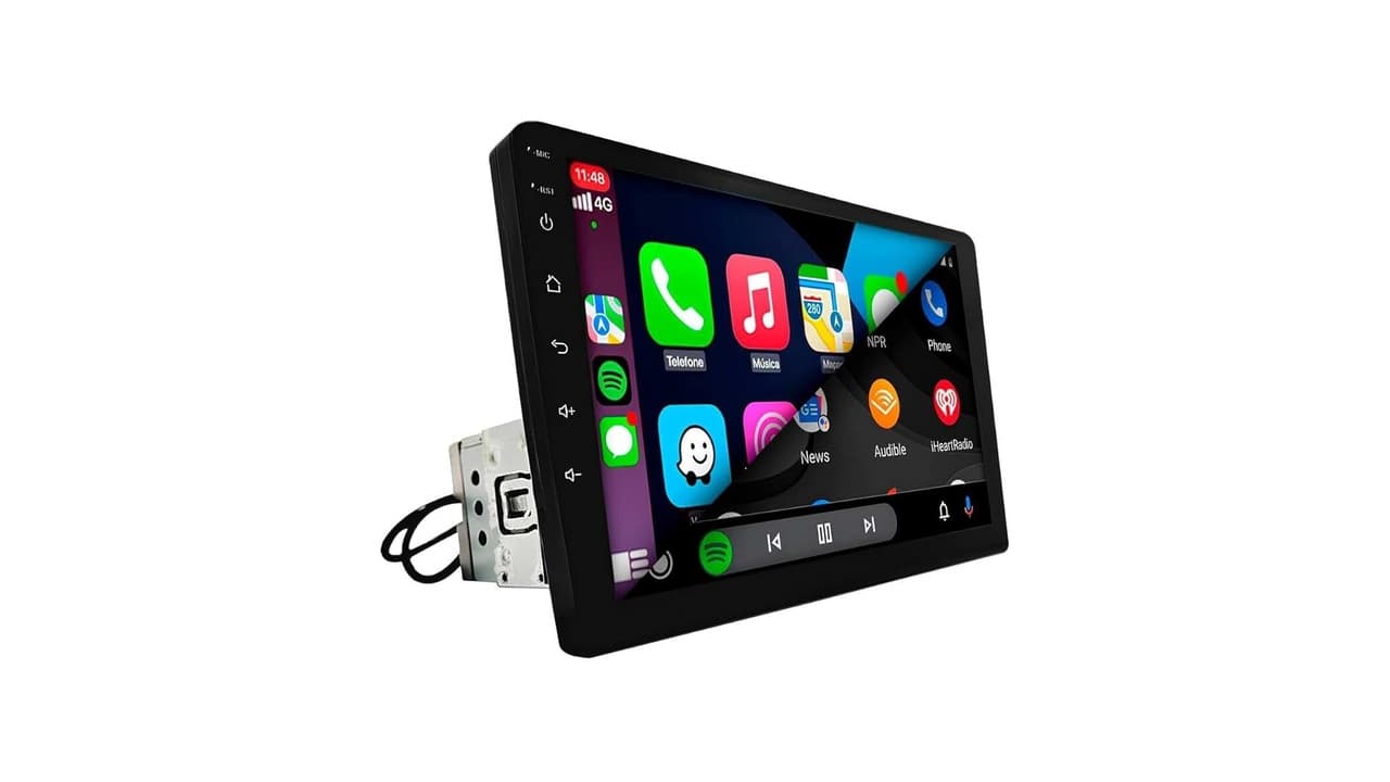 Qual a Melhor Central Multimídia 1 Din? Veja 6 Modelos Top com CarPlay e Android Auto