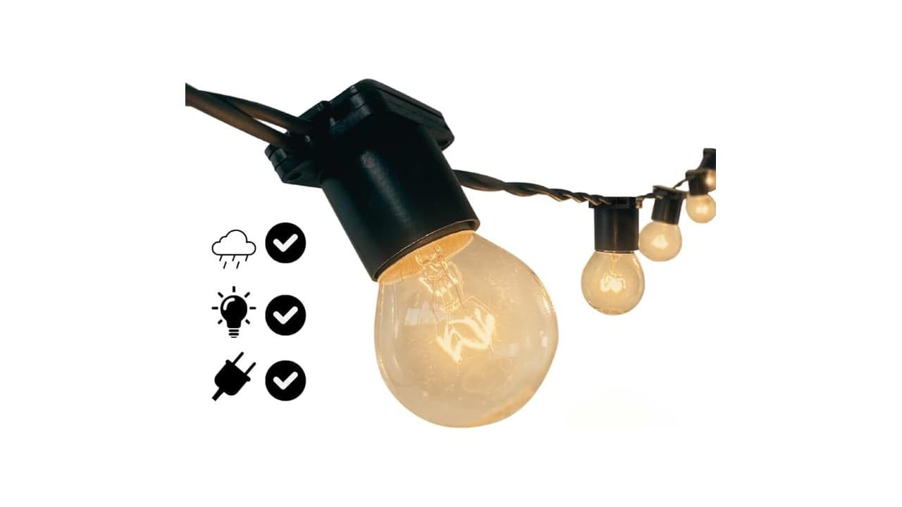Qual Melhor Cordão de Luz Varal de Lâmpadas? 10 Modelos para Decorar Festas e Ambientes