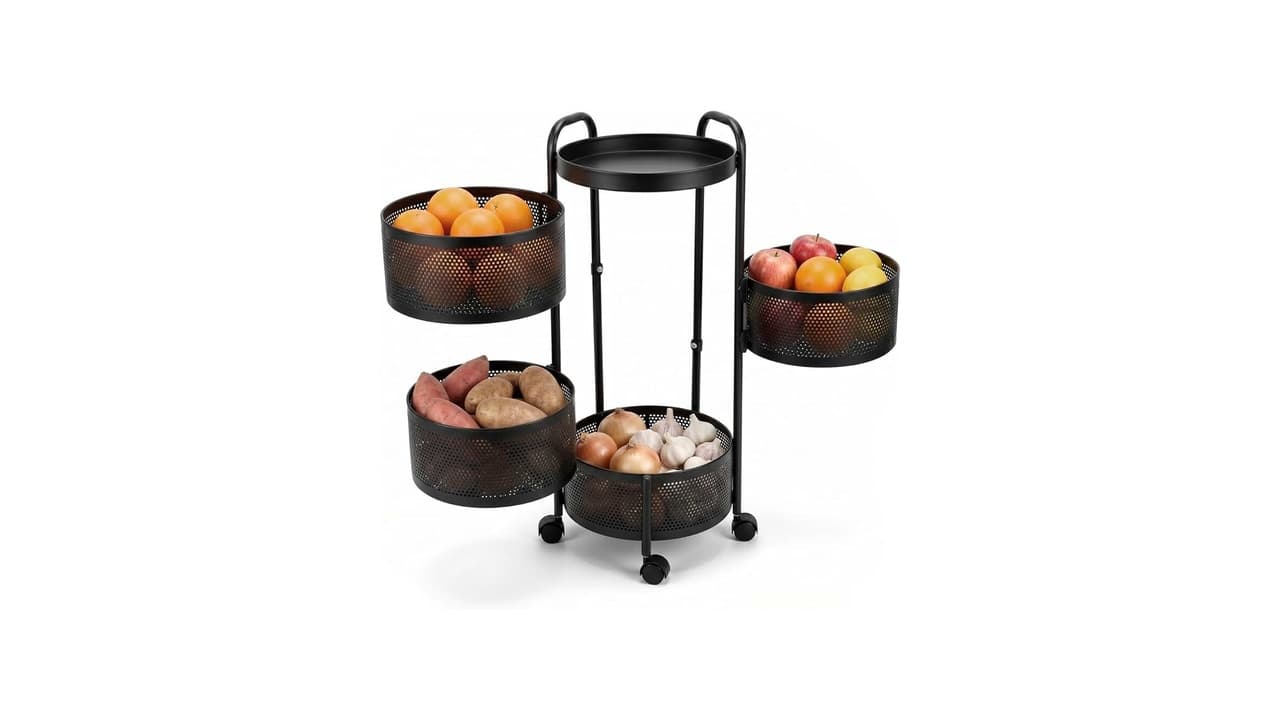 Qual a Melhor Fruteira de Chão? 7 Modelos Testados para Organizar Frutas Comodamente