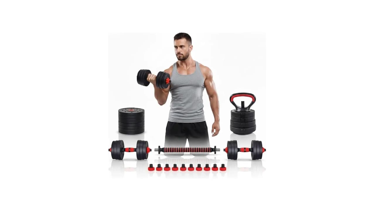 Qual Melhor Kit de Halteres Ajustáveis 20kg para Musculação em Casa?