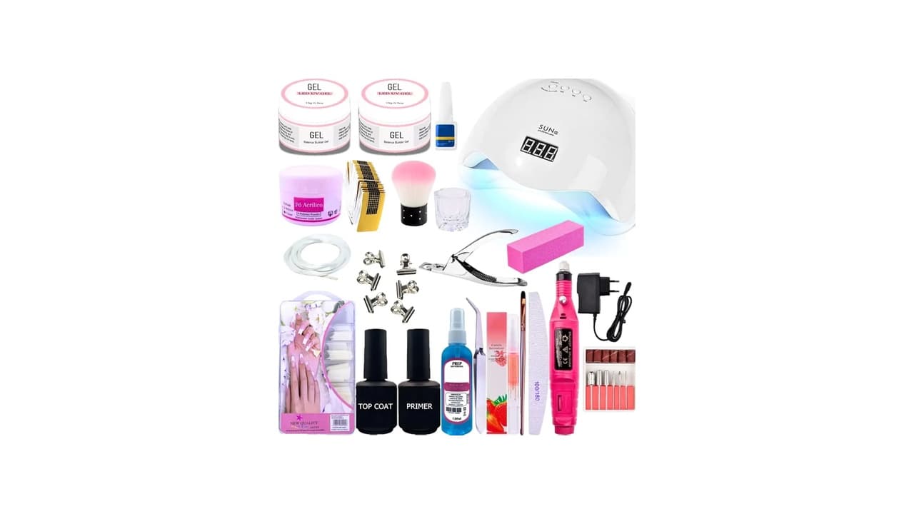 Qual o Melhor Kit de Unha em Gel para Alongamento Profissional? Confira 7 Opções Top!