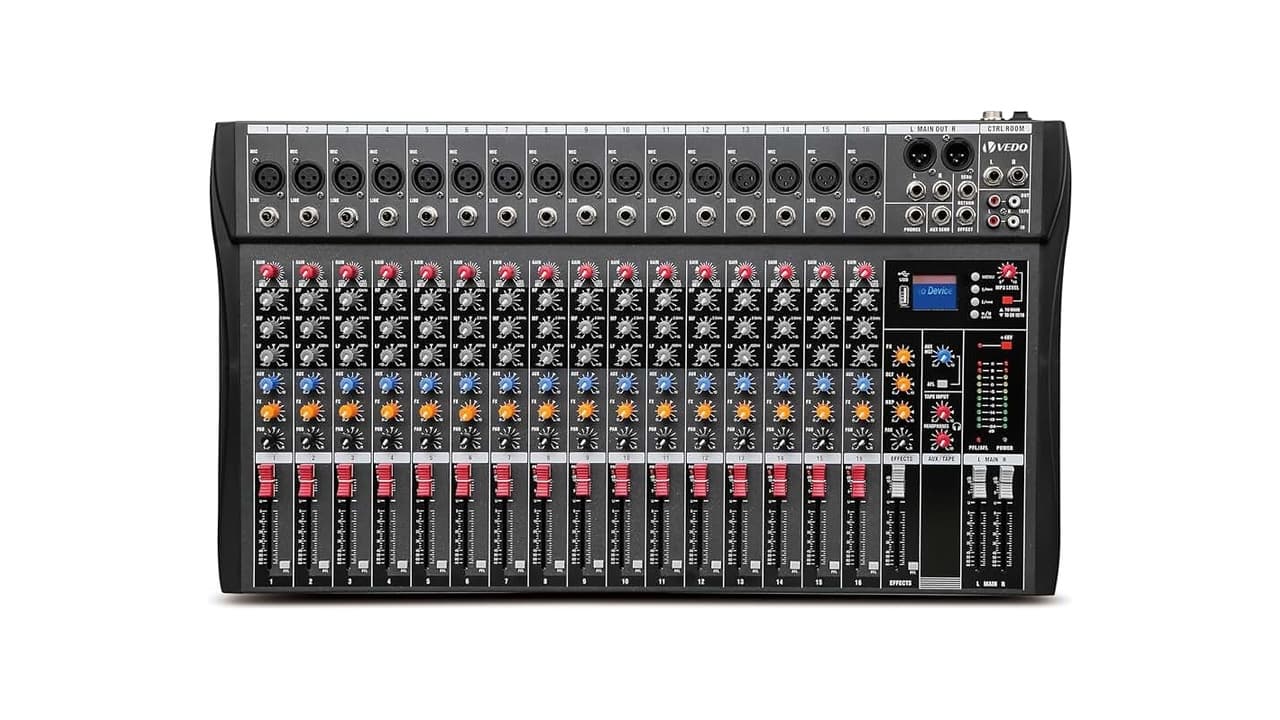 Qual a Melhor Mesa de Som 16 Canais? 10 Modelos Testados para Shows ao Vivo