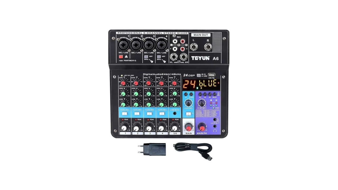Qual Melhor Mesa de Som 6 Canais? 10 Modelos com Bluetooth e USB Testados