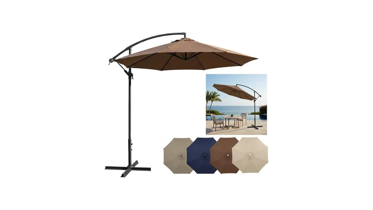 Qual Melhor Ombrelone Lateral? Top 9 Modelos para Piscina e Jardim