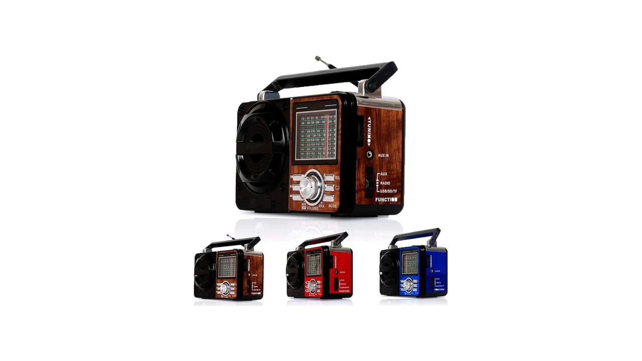 Qual o Melhor Rádio Retrô AM/FM? Confira 7 Modelos com Bluetooth e Design Vintage