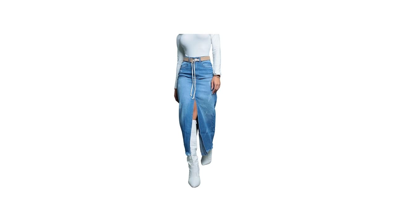 Qual a Melhor Saia Jeans Midi Com Fenda? 7 Modelos Testados e Aprovados