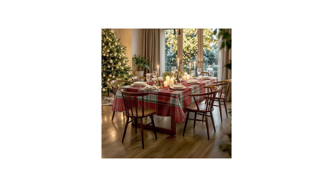 Qual a Melhor Toalha de Mesa de Natal Antimanchas? 7 Opções Top para Ceia Perfeita!